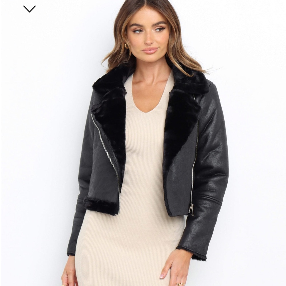 Petal and pup leather jacket.  Never been worn, new with tags!